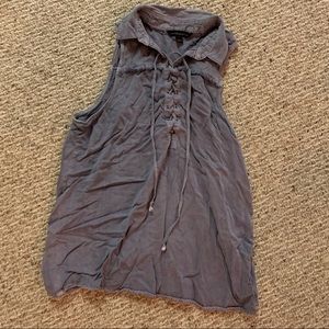 Rock and republic denim-colored muscle tee